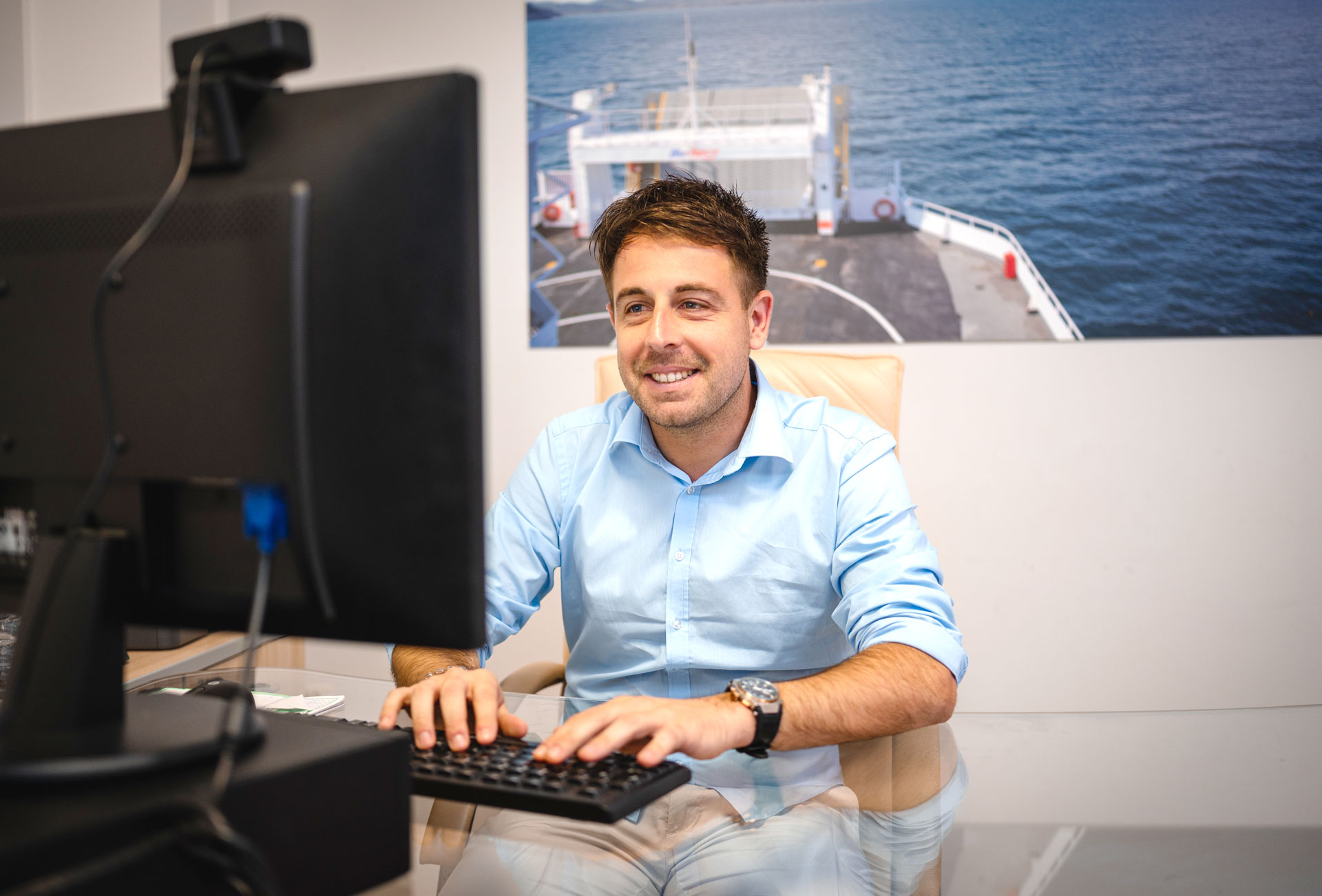 Alessandro Diversi Responsabile commerciale Blu Navy Traghetti