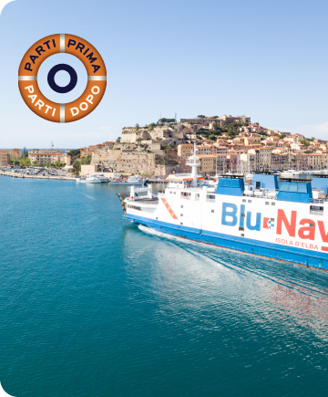 Service Départs Première Partie Ou Départs Deuxième Partie Blu Navy Ferries Elba