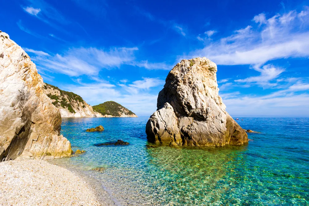 spiaggia di Sansone isola Elba
